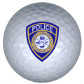 police golf ball print