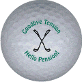 hello pension golf ball print 