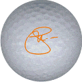 signature logo golf ball print