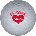 for a special mom golf ball print