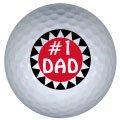 #1 dad golf ball print